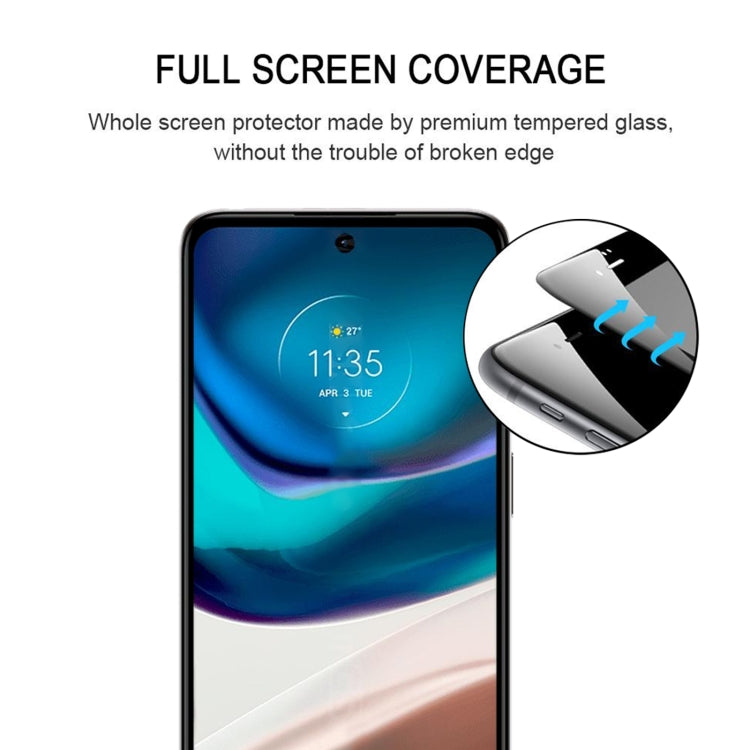 25 PCS Full Glue Cover Screen Protector Tempered Glass Film, For Motorola Moto G42 (25 PCS), For Motorola Moto G62 5G / Moto G32 / Moto G62 India (25 PCS)
