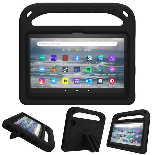 Handle EVA Shockproof Tablet Case with Triangle Holder, For Amazon Fire 7 2022