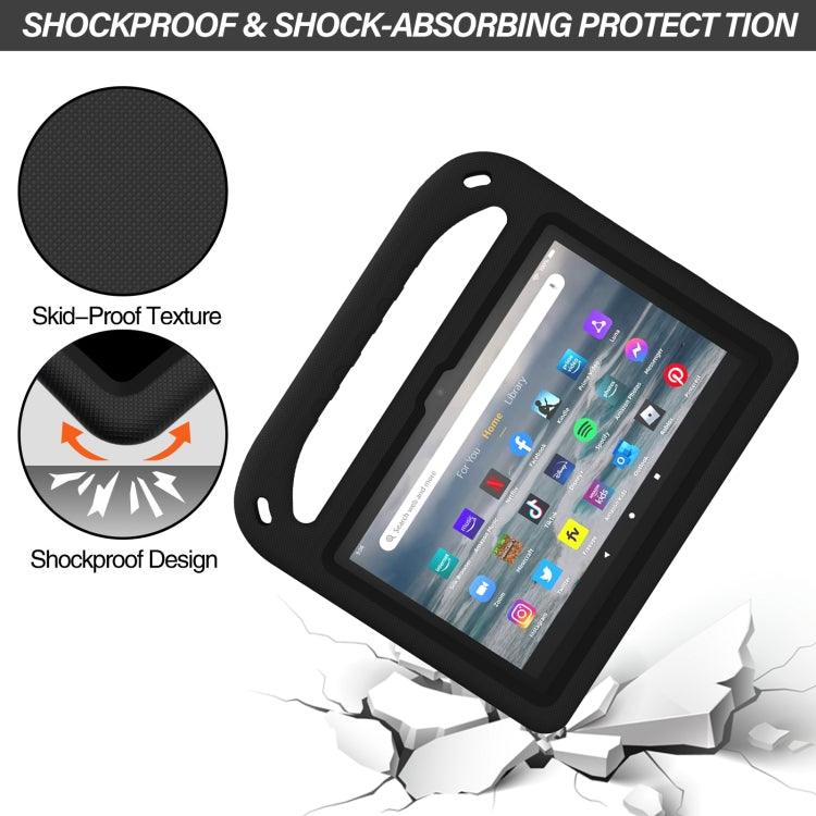 Handle EVA Shockproof Tablet Case with Triangle Holder, For Amazon Fire 7 2022