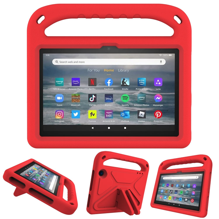 Handle EVA Shockproof Tablet Case with Triangle Holder, For Amazon Fire 7 2022