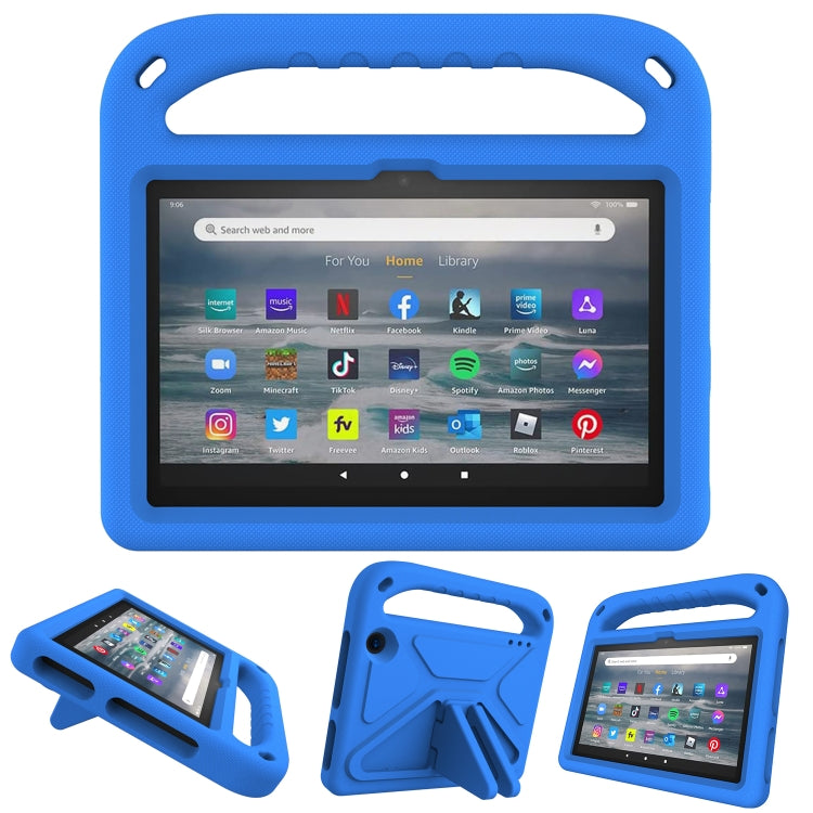 Handle EVA Shockproof Tablet Case with Triangle Holder, For Amazon Fire 7 2022
