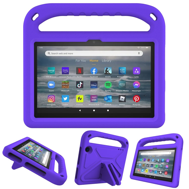 Handle EVA Shockproof Tablet Case with Triangle Holder, For Amazon Fire 7 2022