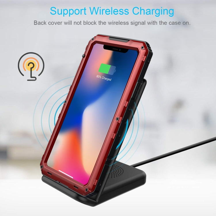 Dustproof Shockproof Waterproof Silicone + Metal Protective Case, For iPhone 11 Pro Max