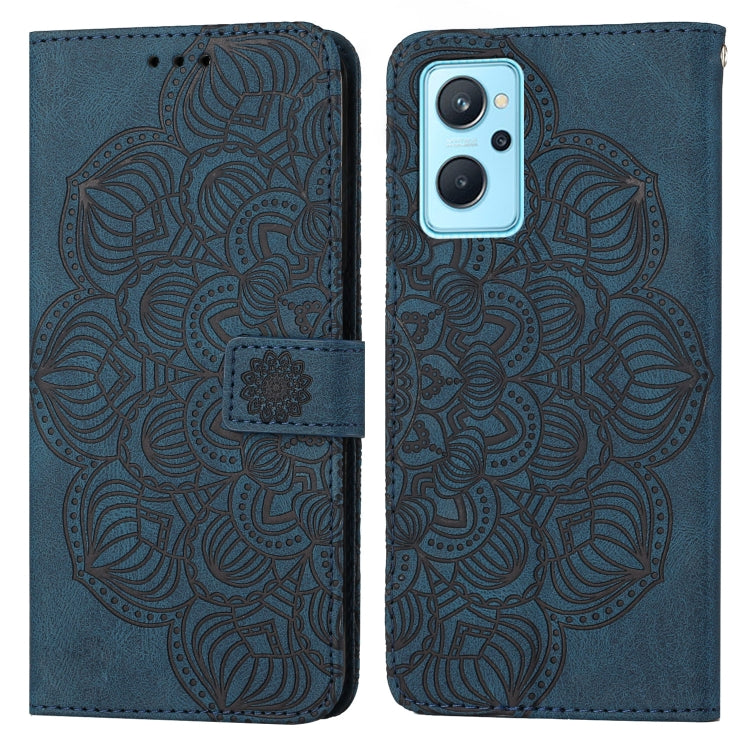 Mandala Embossed Flip Leather Phone Case, For OPPO Reno6 5G, For OPPO Reno6 Pro 5G, For OPPO Reno7 5G