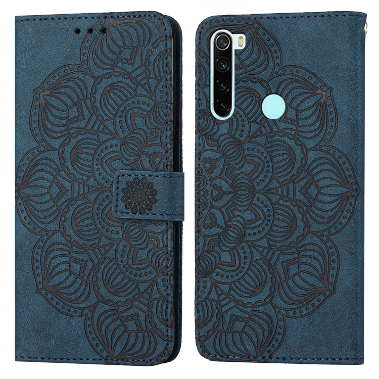 Mandala Embossed Flip Leather Phone Case, For Xiaomi Redmi Note 8T, For Xiaomi Redmi Note 9, For Xiaomi Redmi Note 9 Pro, For Xiaomi Redmi Note 9T, For Xiaomi Redmi Note 10, For Xiaomi Redmi Note 10 5G, For Xiaomi Redmi Note 10 Pro 4G                  ...