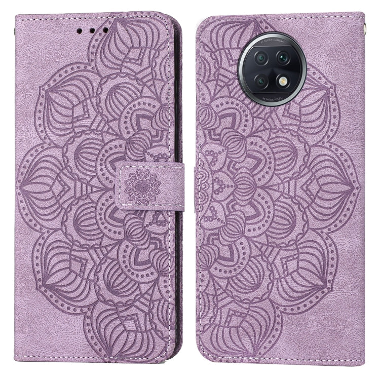 Mandala Embossed Flip Leather Phone Case, For Xiaomi Redmi Note 8T, For Xiaomi Redmi Note 9, For Xiaomi Redmi Note 9 Pro, For Xiaomi Redmi Note 9T, For Xiaomi Redmi Note 10, For Xiaomi Redmi Note 10 5G, For Xiaomi Redmi Note 10 Pro 4G                  ...