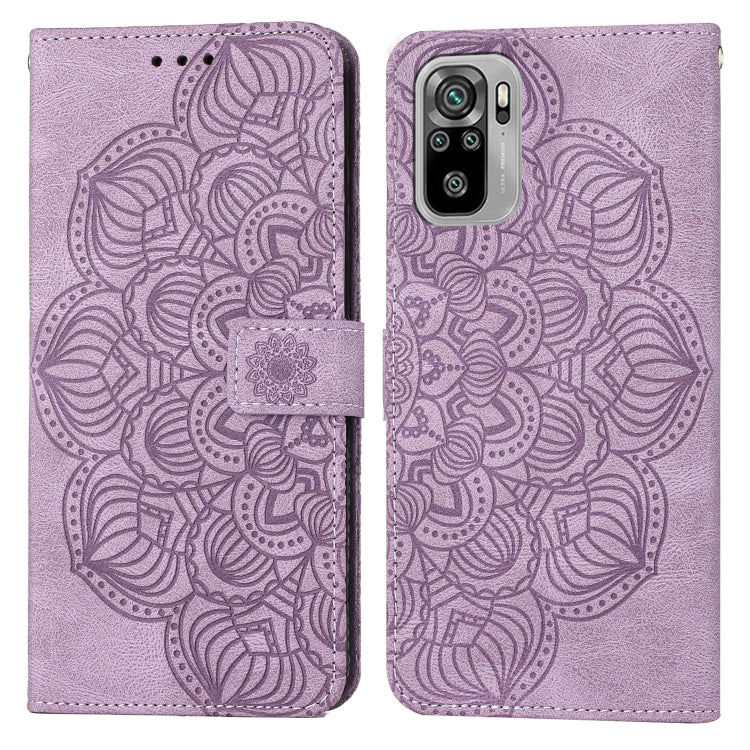Mandala Embossed Flip Leather Phone Case, For Xiaomi Redmi Note 8T, For Xiaomi Redmi Note 9, For Xiaomi Redmi Note 9 Pro, For Xiaomi Redmi Note 9T, For Xiaomi Redmi Note 10, For Xiaomi Redmi Note 10 5G, For Xiaomi Redmi Note 10 Pro 4G                  ...