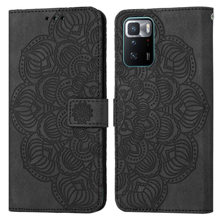 Mandala Embossed Flip Leather Phone Case, For Xiaomi Redmi Note 8T, For Xiaomi Redmi Note 9, For Xiaomi Redmi Note 9 Pro, For Xiaomi Redmi Note 9T, For Xiaomi Redmi Note 10, For Xiaomi Redmi Note 10 5G, For Xiaomi Redmi Note 10 Pro 4G                  ...