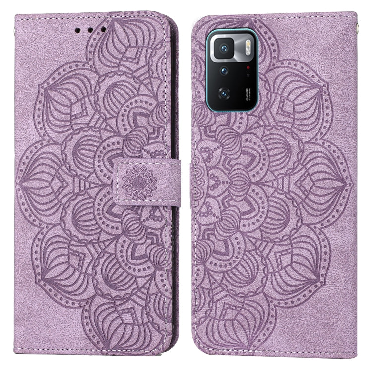 Mandala Embossed Flip Leather Phone Case, For Xiaomi Redmi Note 8T, For Xiaomi Redmi Note 9, For Xiaomi Redmi Note 9 Pro, For Xiaomi Redmi Note 9T, For Xiaomi Redmi Note 10, For Xiaomi Redmi Note 10 5G, For Xiaomi Redmi Note 10 Pro 4G                  ...