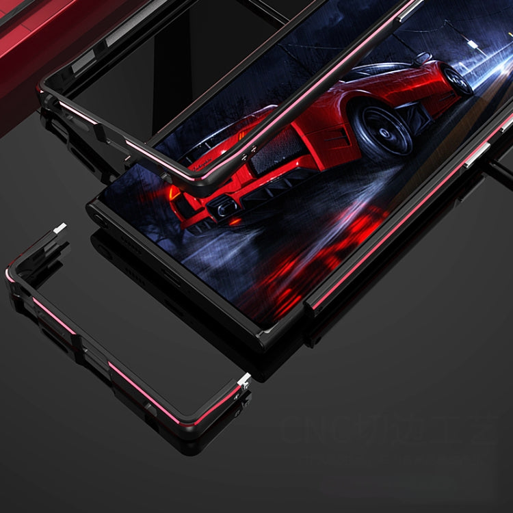 Aurora Series Lens Protector + Metal Frame Protective Phone Case, For Samsung Galaxy S22 Ultra