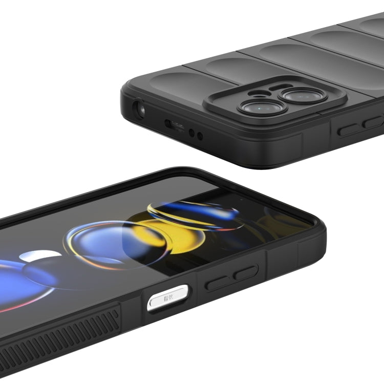 Magic Shield TPU + Flannel Phone Case, For Xiaomi Redmi Note 11T Pro, For Samsung Galaxy M52 5G