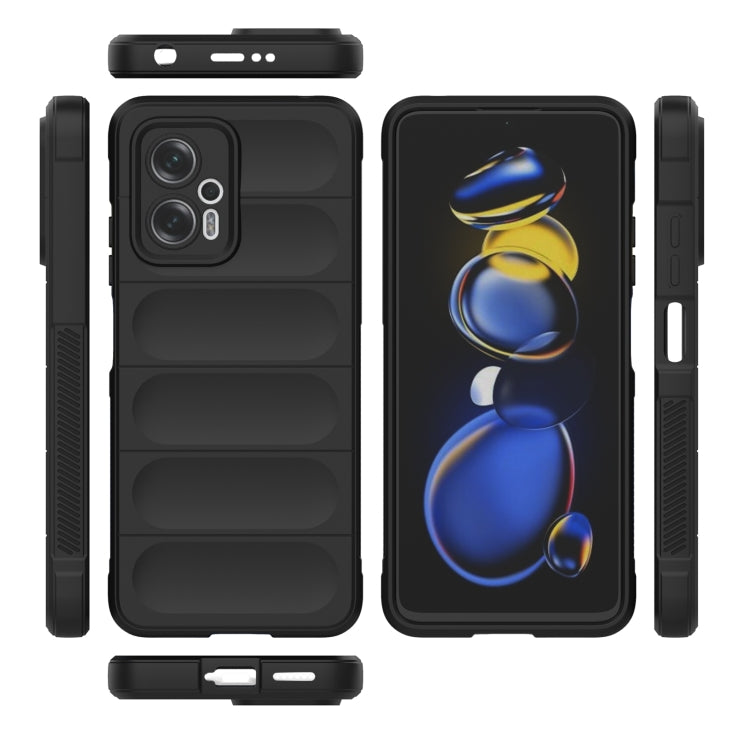 Magic Shield TPU + Flannel Phone Case, For Xiaomi Redmi Note 11T Pro, For Samsung Galaxy M52 5G