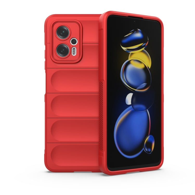 Magic Shield TPU + Flannel Phone Case, For Xiaomi Redmi Note 11T Pro, For Samsung Galaxy M52 5G