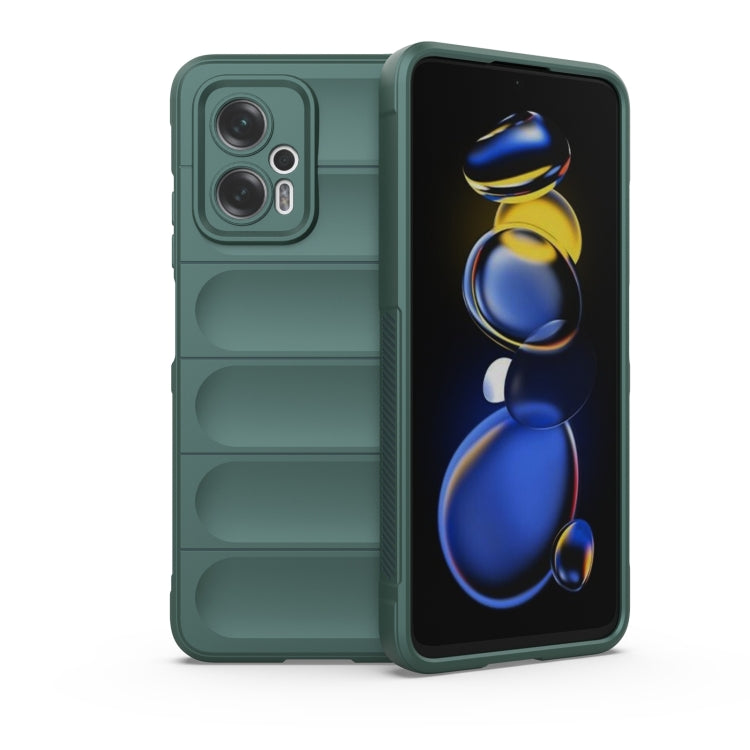 Magic Shield TPU + Flannel Phone Case, For Xiaomi Redmi Note 11T Pro, For Samsung Galaxy M52 5G