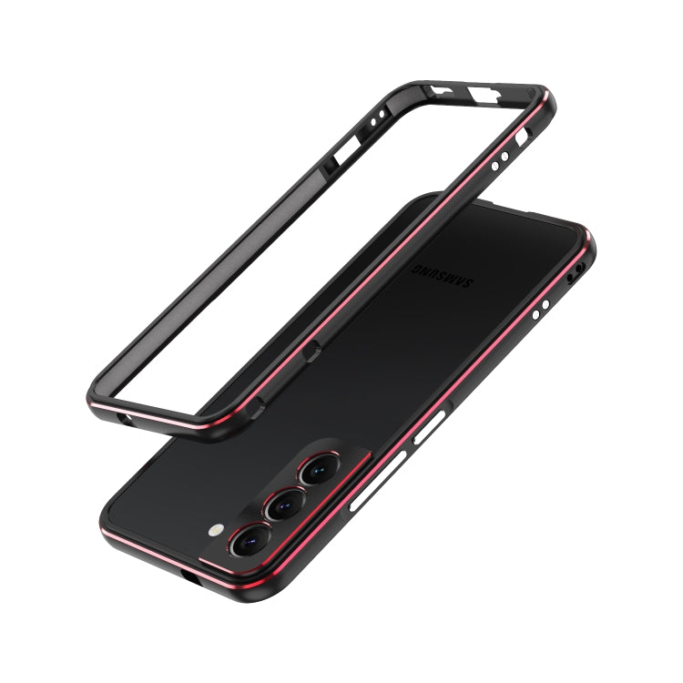 Aurora Series Lens Protector + Metal Frame Protective Phone Case, For Samsung Galaxy S22 5G, For Samsung Galaxy S22+ 5G