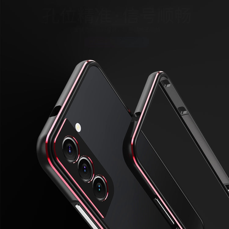 Aurora Series Lens Protector + Metal Frame Protective Phone Case, For Samsung Galaxy S22 5G, For Samsung Galaxy S22+ 5G