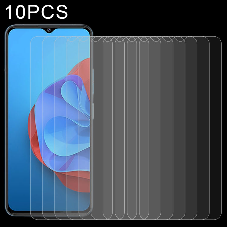 10 PCS 0.26mm 9H 2.5D Tempered Glass Film, For Coolpad Cool 20s (10 PCS), For ZTE Blade A52 2022 (10 PCS), For ZTE Blade A72 2022 5G (10 PCS)