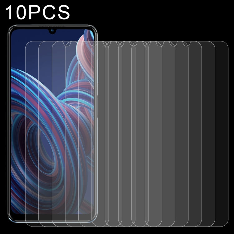 10 PCS 0.26mm 9H 2.5D Tempered Glass Film, For Coolpad Cool 20s (10 PCS), For ZTE Blade A52 2022 (10 PCS), For ZTE Blade A72 2022 5G (10 PCS)