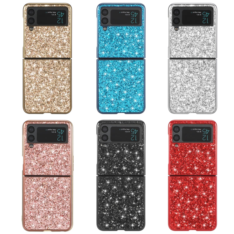 Glitter Powder Shockproof TPU Phone Case, For Samsung Galaxy Z Flip4