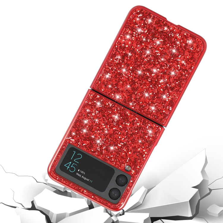 Glitter Powder Shockproof TPU Phone Case, For Samsung Galaxy Z Flip4