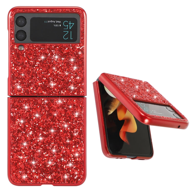 Glitter Powder Shockproof TPU Phone Case, For Samsung Galaxy Z Flip4