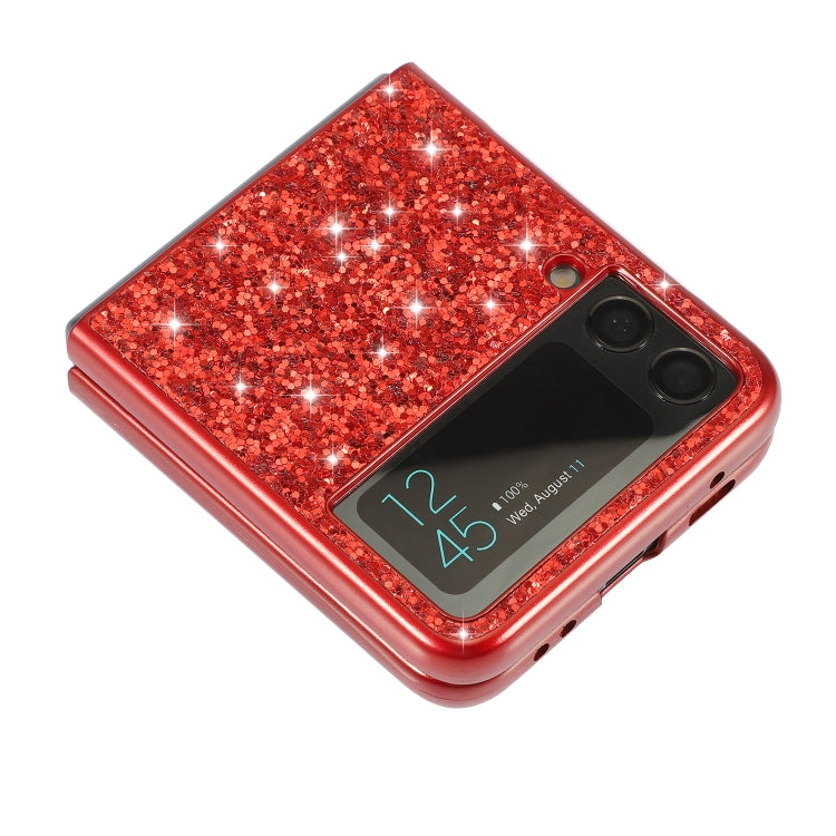 Glitter Powder Shockproof TPU Phone Case, For Samsung Galaxy Z Flip4