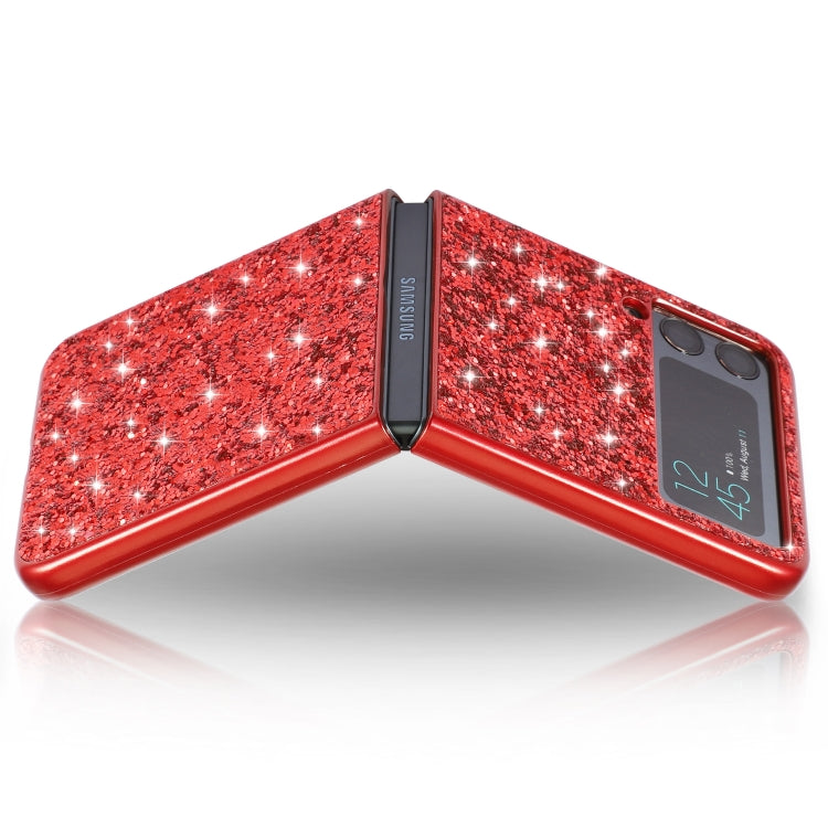 Glitter Powder Shockproof TPU Phone Case, For Samsung Galaxy Z Flip4