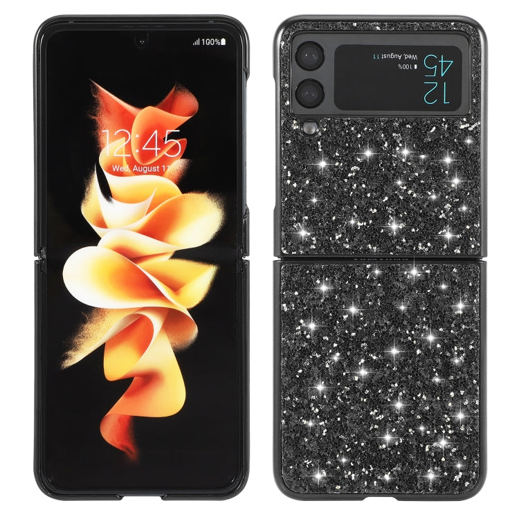 Glitter Powder Shockproof TPU Phone Case, For Samsung Galaxy Z Flip4
