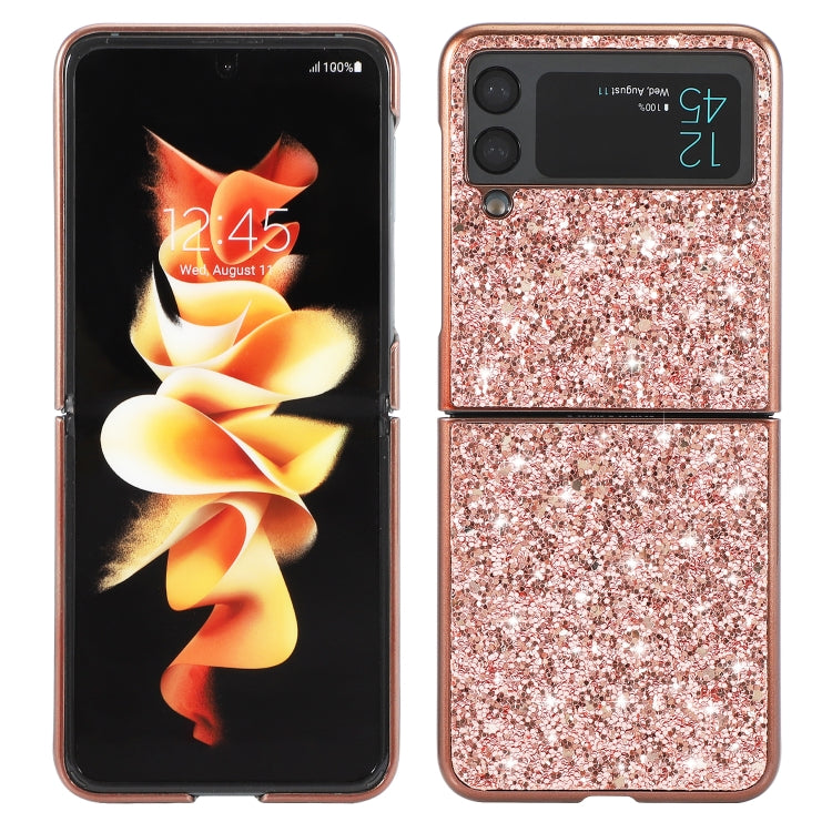 Glitter Powder Shockproof TPU Phone Case, For Samsung Galaxy Z Flip4
