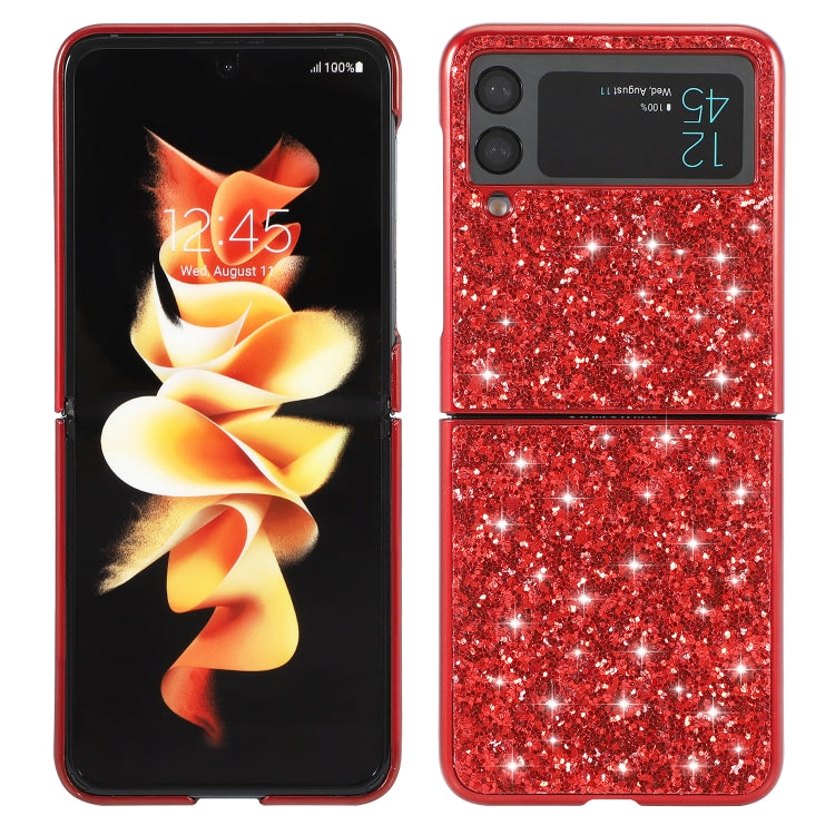 Glitter Powder Shockproof TPU Phone Case, For Samsung Galaxy Z Flip4