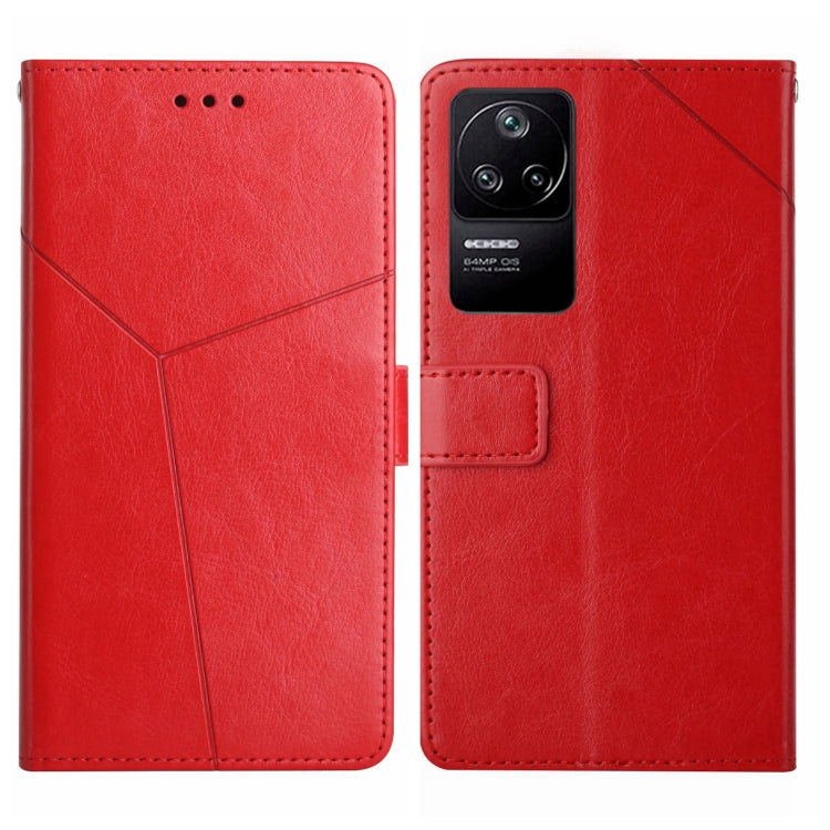 Y Stitching Horizontal Flip Leather Phone Case, For Xiaomi Poco F4 5G, For Xiaomi Poco X4 GT