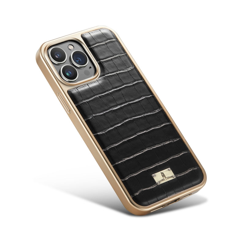 Crocodile Texture Electroplating PU Phone Case, For iPhone 13, For iPhone 13 Pro, For iPhone 13 Pro Max, For iPhone 12 / 12 Pro, For iPhone 12 Pro Max, For iPhone 11, For iPhone 11 Pro, For iPhone 11 Pro Max