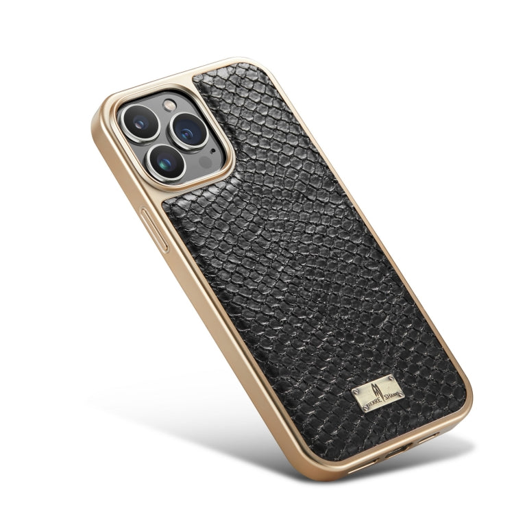 Snake Texture Electroplating PU Phone Case, For iPhone 13, For iPhone 13 Pro, For iPhone 13 Pro Max, For iPhone 12 / 12 Pro, For iPhone 12 Pro Max, For iPhone 11, For iPhone 11 Pro Max