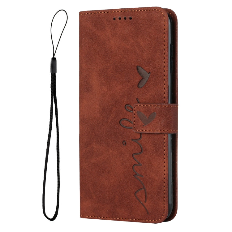 Skin Feel Heart Pattern Leather Phone Case, For Tecno Spark 8P, For Tecno Spark Go 2022
