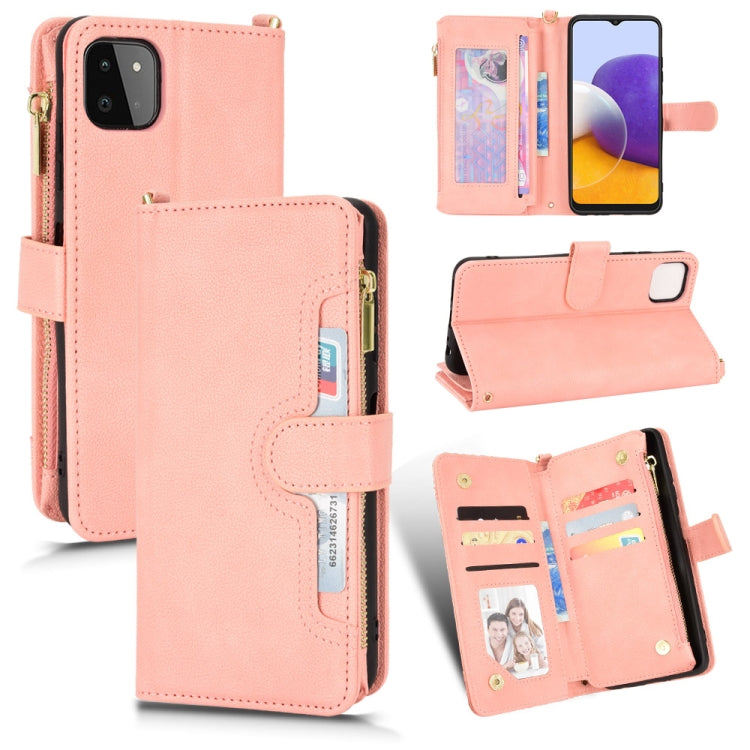 Litchi Texture Zipper Leather Phone Case, For OPPO Realme GT Master / K9, For Google Pixel 5a 5G, For Google Pixel 5 5G, For Samsung Galaxy M23 5G / F23 5G, For Samsung Galaxy Z Fold2 5G, For Samsung Galaxy A13 5G, For Samsung Galaxy A23 4G / M22 4G   ...