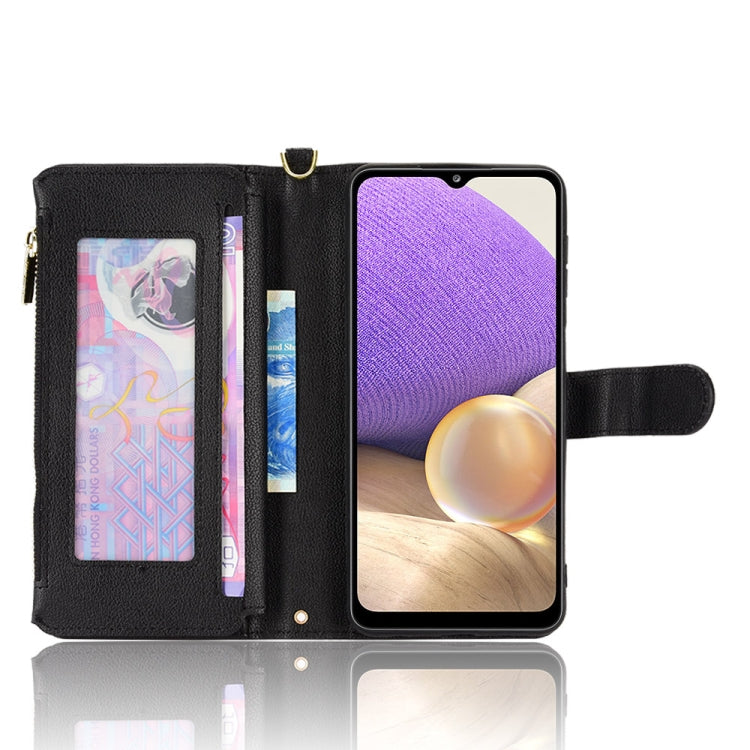 Litchi Texture Zipper Leather Phone Case, For Samsung Galaxy A32 5G / M32 5G, For Sony Xperia 10 IV, For Samsung Galaxy A33 5G, For OnePlus Nord N200 5G, For Samsung Galaxy A53, For Samsung Galaxy M32 4G, For Samsung Galaxy Note20                      ...