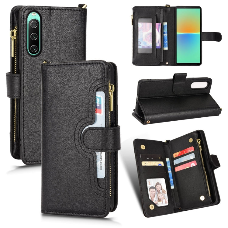 Litchi Texture Zipper Leather Phone Case, For Samsung Galaxy A32 5G / M32 5G, For Sony Xperia 10 IV, For Samsung Galaxy A33 5G, For OnePlus Nord N200 5G, For Samsung Galaxy A53, For Samsung Galaxy M32 4G, For Samsung Galaxy Note20                      ...