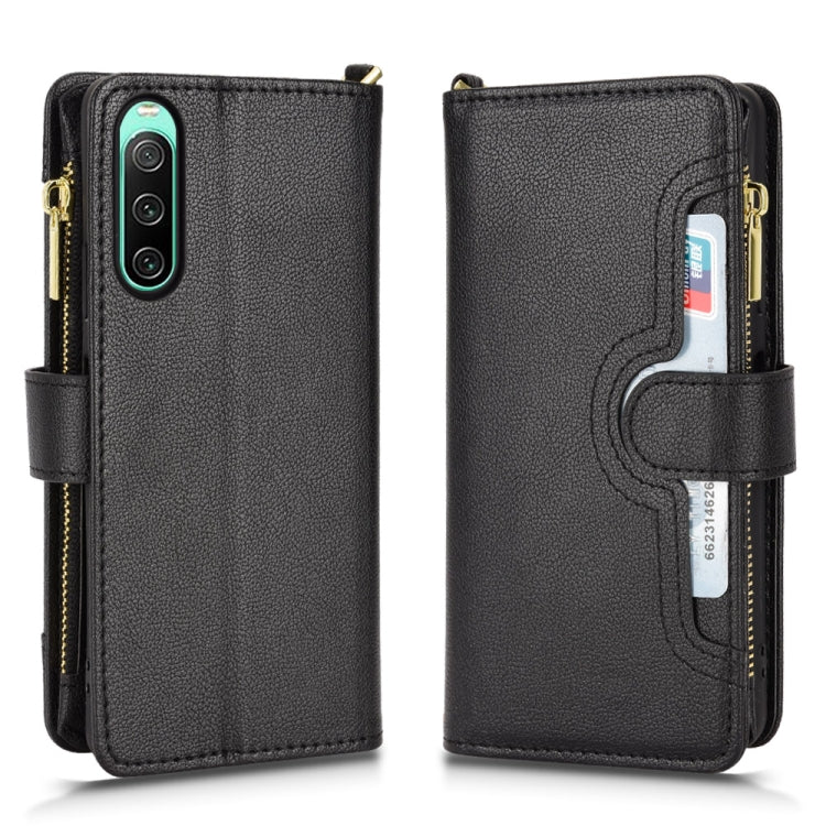 Litchi Texture Zipper Leather Phone Case, For Sony Xperia 10 IV, For Samsung Galaxy A32 5G / M32 5G, For Samsung Galaxy A33 5G, For OnePlus Nord N200 5G, For Samsung Galaxy A53, For Samsung Galaxy M32 4G, For Samsung Galaxy Note20                      ...