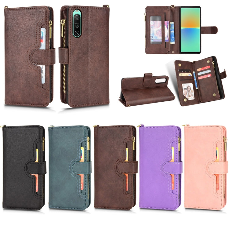 Litchi Texture Zipper Leather Phone Case, For Sony Xperia 10 IV, For Samsung Galaxy A32 5G / M32 5G, For Samsung Galaxy A33 5G, For OnePlus Nord N200 5G, For Samsung Galaxy A53, For Samsung Galaxy M32 4G, For Samsung Galaxy Note20                      ...