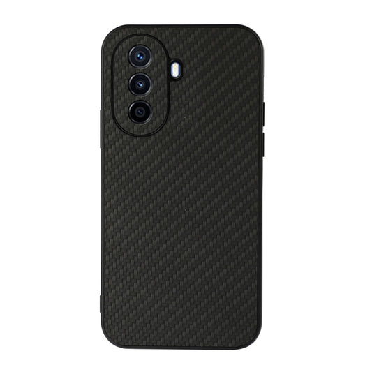 Fine Hole Carbon Fiber Texture Shockproof Phone Case, For Huawei Enjoy 50 China/nova Y70 4G Global/nova Y70 Plus