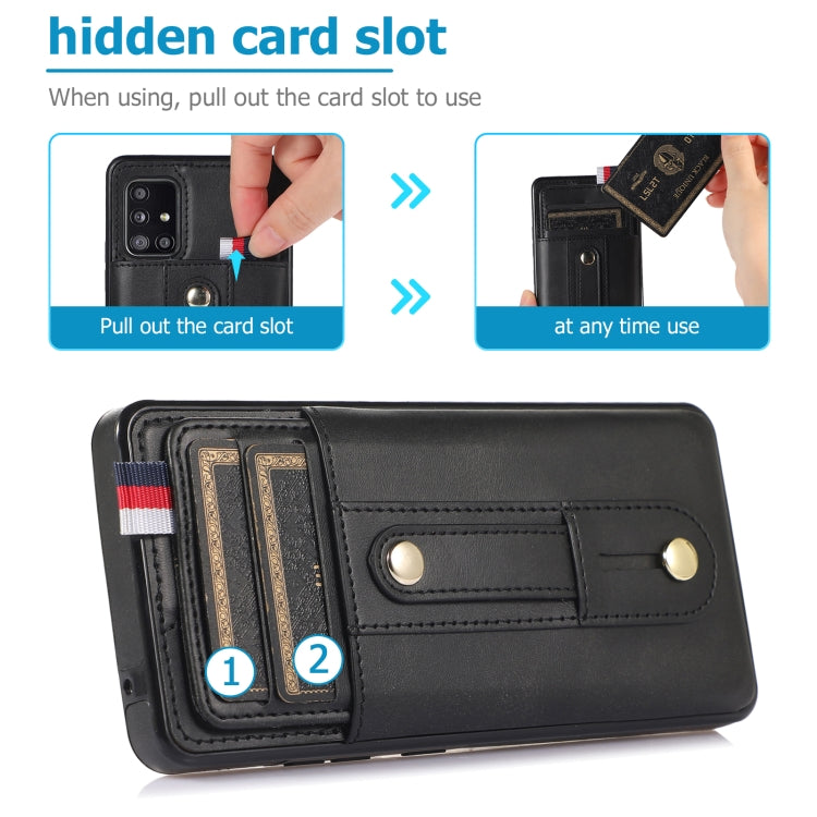 Wristband Kickstand Wallet Leather Phone Case, For Samsung Galaxy S20 FE, For Samsung Galaxy S21 FE 5G, For Samsung Galaxy A73 5G, For Samsung Galaxy A72 5G / 4G, For Samsung Galaxy A52 5G / 4G, For Samsung Galaxy A42 5G, For Samsung Galaxy A32 5G     ...