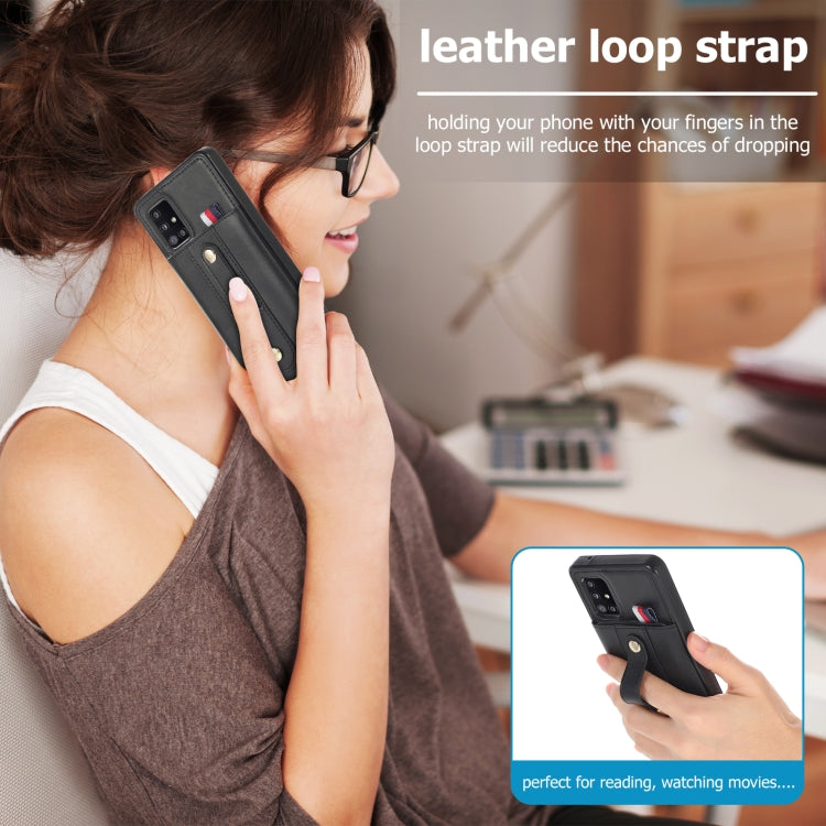 Wristband Kickstand Wallet Leather Phone Case, For Samsung Galaxy S20 FE, For Samsung Galaxy S21 FE 5G, For Samsung Galaxy A73 5G, For Samsung Galaxy A72 5G / 4G, For Samsung Galaxy A52 5G / 4G, For Samsung Galaxy A42 5G, For Samsung Galaxy A32 5G     ...