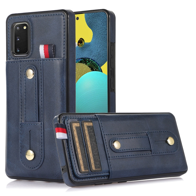Wristband Kickstand Wallet Leather Phone Case, For Samsung Galaxy S20 FE, For Samsung Galaxy S21 FE 5G, For Samsung Galaxy A73 5G, For Samsung Galaxy A72 5G / 4G, For Samsung Galaxy A52 5G / 4G, For Samsung Galaxy A42 5G, For Samsung Galaxy A32 5G     ...