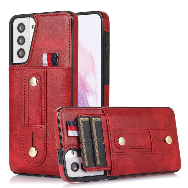 Wristband Kickstand Wallet Leather Phone Case, For Samsung Galaxy S20 FE, For Samsung Galaxy S21 FE 5G, For Samsung Galaxy A73 5G, For Samsung Galaxy A72 5G / 4G, For Samsung Galaxy A52 5G / 4G, For Samsung Galaxy A42 5G, For Samsung Galaxy A32 5G     ...