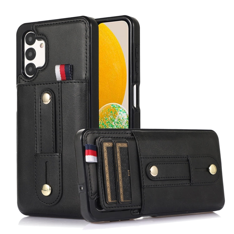 Wristband Kickstand Wallet Leather Phone Case, For Samsung Galaxy S20 FE, For Samsung Galaxy S21 FE 5G, For Samsung Galaxy A73 5G, For Samsung Galaxy A72 5G / 4G, For Samsung Galaxy A52 5G / 4G, For Samsung Galaxy A42 5G, For Samsung Galaxy A32 5G     ...