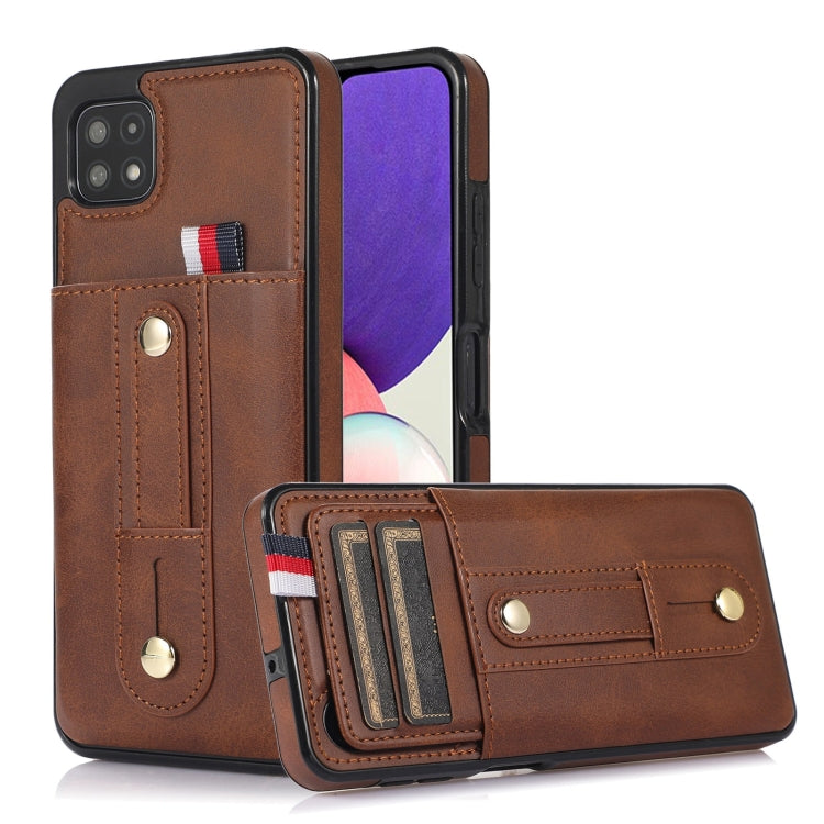 Wristband Kickstand Wallet Leather Phone Case, For Samsung Galaxy S20 FE, For Samsung Galaxy S21 FE 5G, For Samsung Galaxy A73 5G, For Samsung Galaxy A72 5G / 4G, For Samsung Galaxy A52 5G / 4G, For Samsung Galaxy A42 5G, For Samsung Galaxy A32 5G     ...