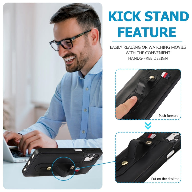 Wristband Kickstand Wallet Leather Phone Case, For Samsung Galaxy A53 5G, For Samsung Galaxy A33 5G, For Samsung Galaxy A71 5G, For Samsung Galaxy A71 4G, For Samsung Galaxy A51 5G, For Samsung Galaxy A51 4G, For Samsung Galaxy A13 5G / 4G             ...