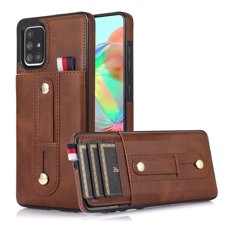 Wristband Kickstand Wallet Leather Phone Case, For Samsung Galaxy A53 5G, For Samsung Galaxy A33 5G, For Samsung Galaxy A71 5G, For Samsung Galaxy A71 4G, For Samsung Galaxy A51 5G, For Samsung Galaxy A51 4G, For Samsung Galaxy A13 5G / 4G             ...