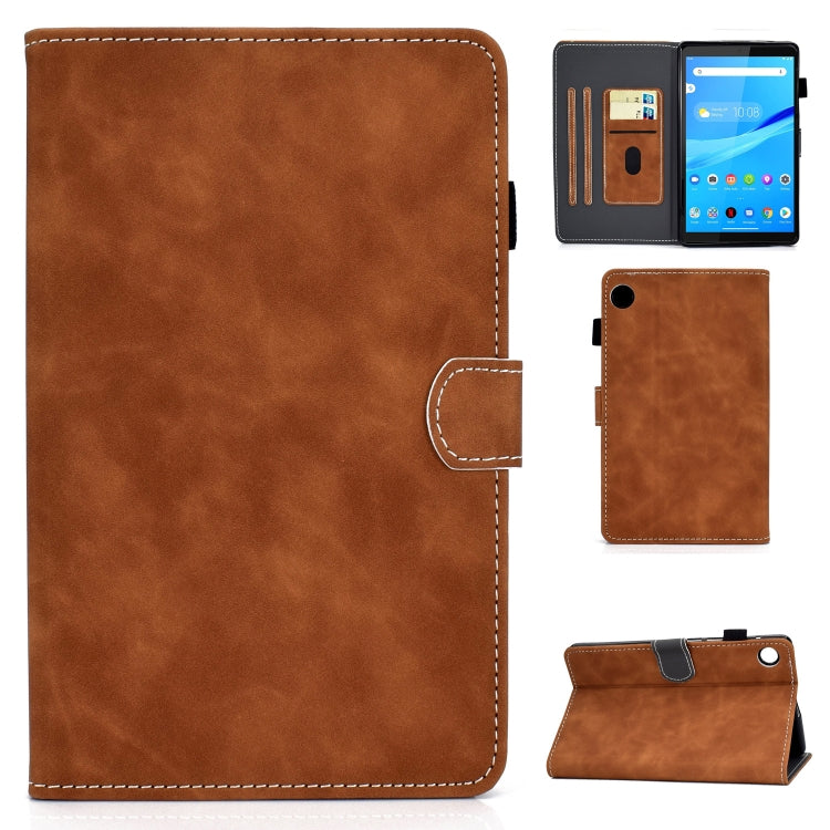 Stitching Cowhide Texture Smart Leather Tablet Case, For Lenovo Tab M10 3rd Gen, For Lenovo Tab M10 Plus 10.6 3rd Gen 2022