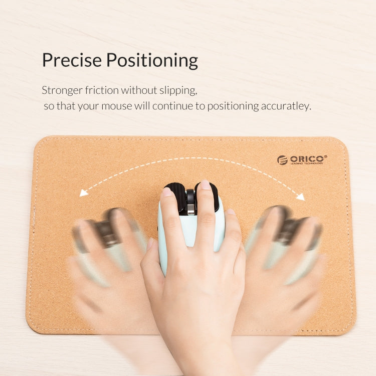 ORICO Double Sided Mouse Pad, Size: 200x300mm, Cork + Coffee, Cork + Pink PU, Cork + Grey PU